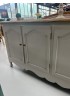 Caulder Vintage-look Sideboard W180 Green/ White